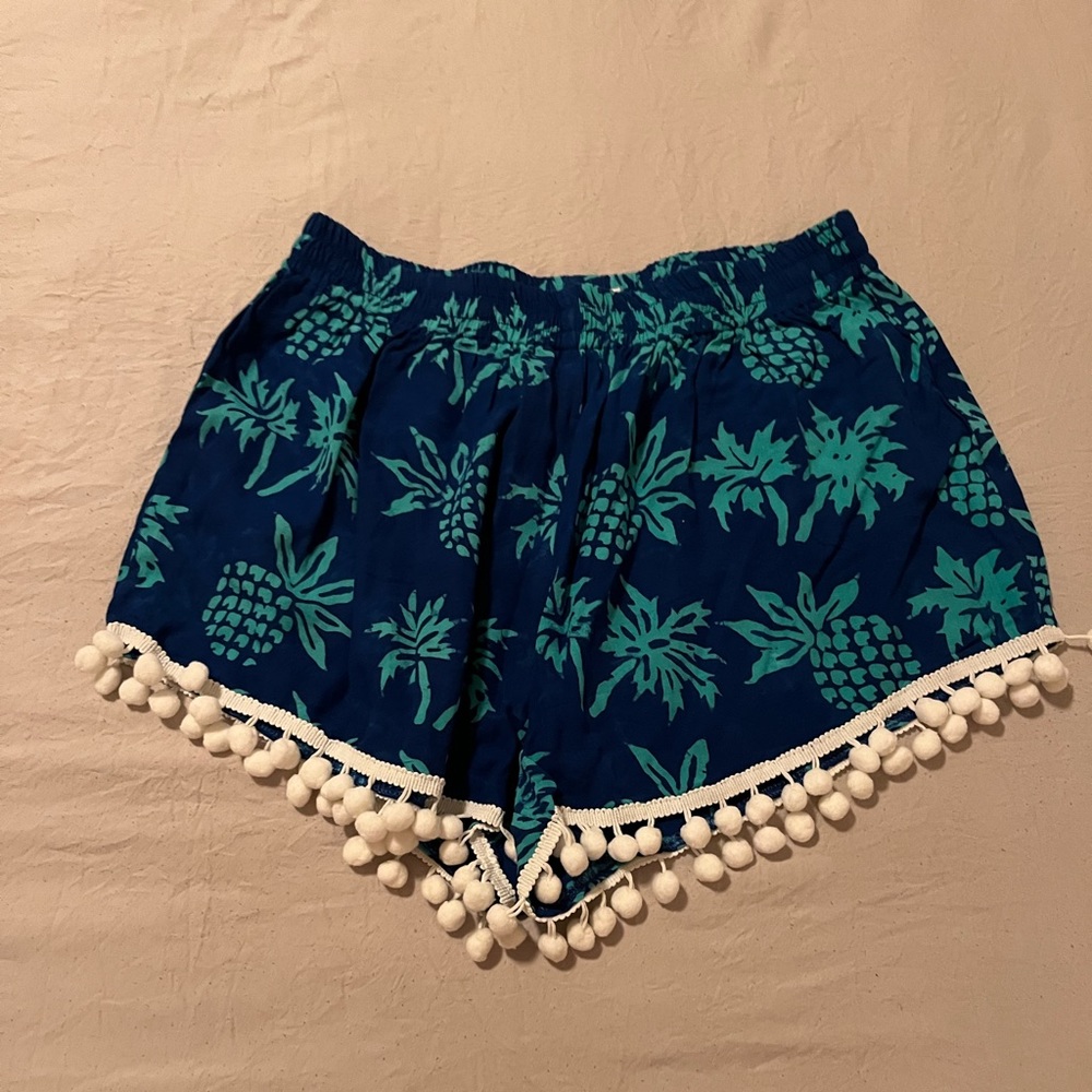 Summer Fringe Pineapple Shorts